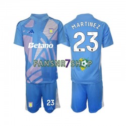 Aston Villa fußball trikot Emiliano Martinez 23 Torhüter Kinder Ausweich 2024-2025 Kurzarm