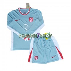 Atlético Madrid fußball trikot Kinder Auswärts 2024-2025 Langarm