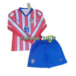 Atlético Madrid fußball trikot Kinder Heim 2024-2025 Langarm