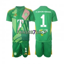 FC Bayern München fußball trikot Manuel Neuer 1 Torhüter Kinder Viertes 2024-2025 Kurzarm FC Bayern München fußball trikot Manuel Neuer 1 Torhüter Kinder Viertes 2024-2025 Kurzarm