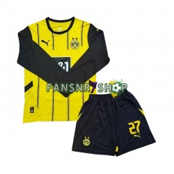 Borussia Dortmund fußball trikot Karim Adeyemi 27 Kinder Heim 2024-2025 Langarm