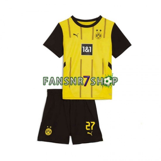 Borussia Dortmund fußball trikot Karim Adeyemi 27 Kinder Heim 2024-2025 Kurzarm