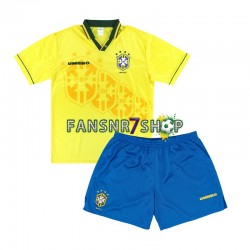 Brasilien fußball trikot Kinder Heim Retro 1994 Kurzarm