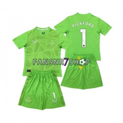 Everton fußball trikot Pickford 1 Torhüter Kinder Heim 2024-2025 Kurzarm