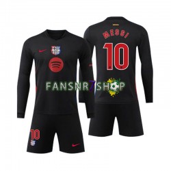 FC Barcelona fußball trikot Lionel Mess 10 Kinder Auswärts 2024-2025 Langarm