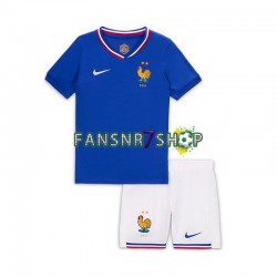 Frankreich fußball trikot Bradley Barcola 20 Kinder Heim 2024 Kurzarm