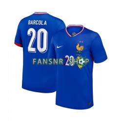 Frankreich fußball trikot Bradley Barcola 20 Herren Heim 2024 Kurzarm Frankreich fußball trikot Bradley Barcola 20 Herren Heim 2024 Kurzarm