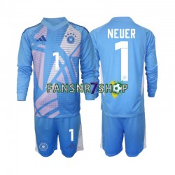 Deutschland fußball trikot Manuel Neuer 1 Torhüter Kinder Viertes 2024-2025 Langarm