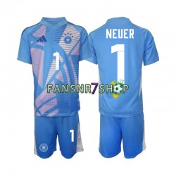 Deutschland fußball trikot Manuel Neuer 1 Torhüter Kinder Viertes 2024-2025 Kurzarm