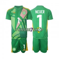 Deutschland fußball trikot Manuel Neuer 1 Torhüter Kinder Ausweich 2024-2025 Kurzarm
