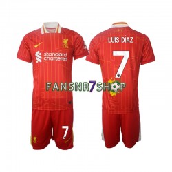 Liverpool fußball trikot Luis Diaz 7 Kinder Heim 2024-2025 Kurzarm