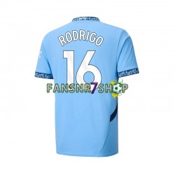 Manchester City fußball trikot RODRIGO 16 Herren Heim 2024-2025 Kurzarm