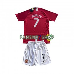 Manchester United fußball trikot Cristiano Ronaldo 7 Champion League 2007 Kinder Heim Retro Kurzarm