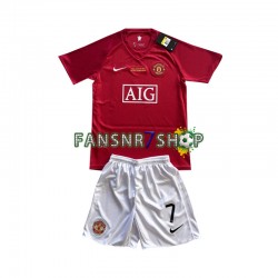 Manchester United fußball trikot Cristiano Ronaldo 7 Champion League 2007 Kinder Heim Retro Kurzarm