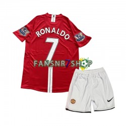 Manchester United fußball trikot Cristiano Ronaldo 7 2007 Kinder Heim Retro Kurzarm