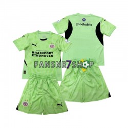 PSV Eindhoven fußball trikot Torhüter Kinder Auswärts 2024-2025 Kurzarm