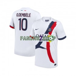 Paris Saint-Germain fußball trikot Ousmane Dembele 10 Herren Auswärts 2024-2025 Kurzarm