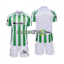 Real Betis fußball trikot Kinder Heim 2024-2025 Kurzarm