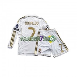 Real Madrid fußball trikot Cristiano Ronaldo 7 Kinder Heim 2011 Langarm