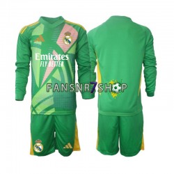 Real Madrid fußball trikot Torhüter Kinder Ausweich 2024-2025 Langarm