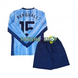 fußball trikot Tottenham Spurs Bergvall 15 Kinder Auswärts 2024-2025 Langarm
