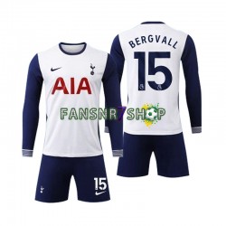 fußball trikot Tottenham Spurs Bergvall 15 Kinder Heim 2024-2025 Langarm fußball trikot Tottenham Spurs Bergvall 15 Kinder Heim 2024-2025 Langarm