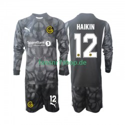 FK Bodø/Glimt fußball trikot Nikita Haikin 12 Torhüter Kinder Heim 2025 Langarm
