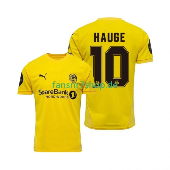 FK Bodø/Glimt fußball trikot Jens Petter Hauge 10 Herren Heim 2025 Kurzarm