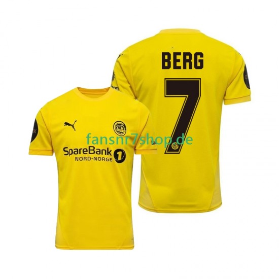 FK Bodø/Glimt fußball trikot Patrick Berg 7 Herren Heim 2025 Kurzarm