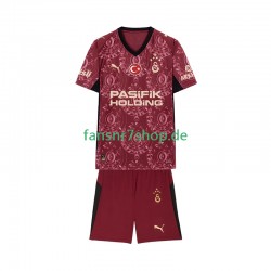Galatasaray fußball trikot Kinder Ausweich 2025-2026 Kurzarm