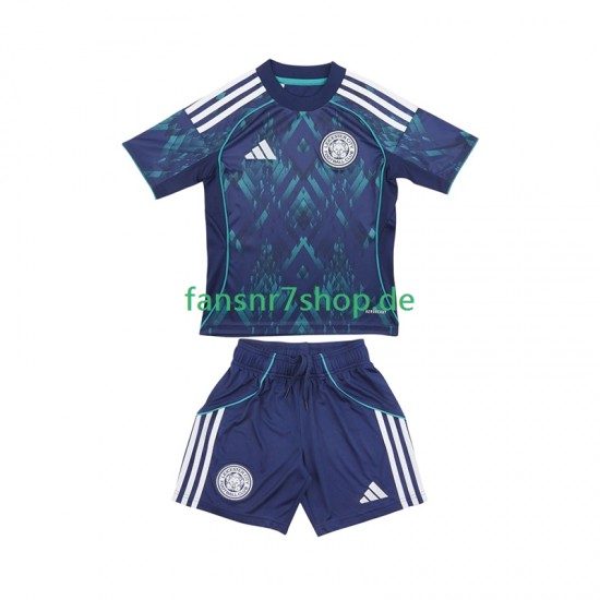 Leicester City fußball trikot Kinder Auswärts 2025-2026 Kurzarm