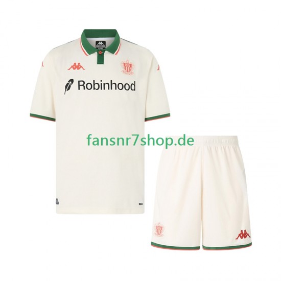 OGC Nizza fußball trikot Kinder Auswärts 2025-2026 Kurzarm