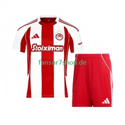 Olympiacos fußball trikot Kinder Heim 2025-2026 Kurzarm Olympiacos fußball trikot Kinder Heim 2025-2026 Kurzarm