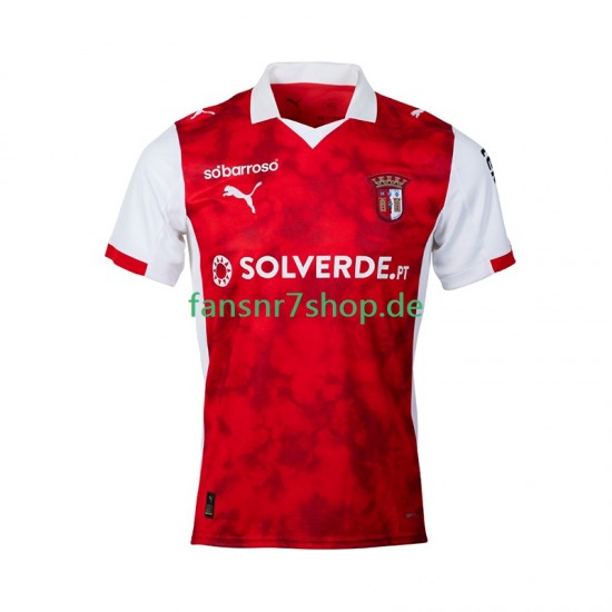 fußball trikot SC Braga Herren Heim 2025-2026 Kurzarm