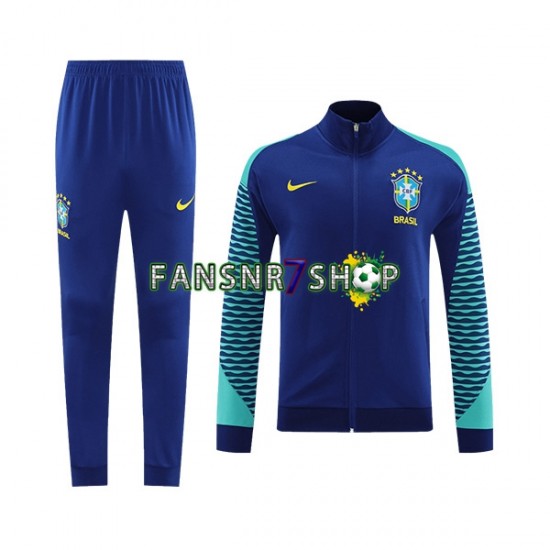 Brasilien Trainingsanzüge Blau 2023-2024