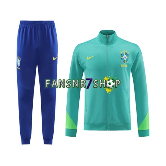 Brasilien Trainingsanzüge Grün 2023-2024