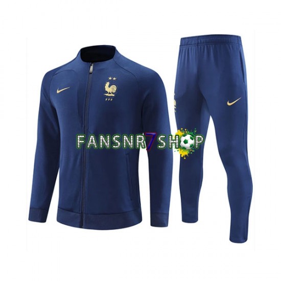Frankreich Trainingsanzüge Blau 2023-2024