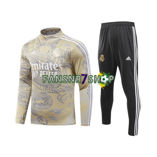 Real Madrid Dragon Sweatshirts Anzüge Gelb 2023-2024
