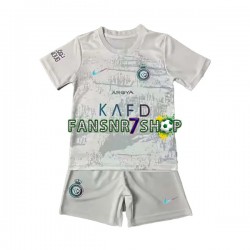 Al-Nassr fußball trikot Kinder Ausweich 2023-2024 Kurzarm