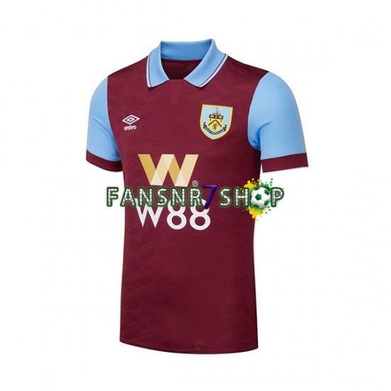 fußball trikot Burnley Herren Heim 2023-2024 Kurzarm