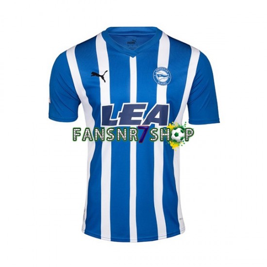 fußball trikot Deportivo Alaves Herren Heim 2023-2024 Kurzarm
