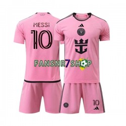 Inter Miami fußball trikot Lionel Messi 10 Kinder Heim 2024 Kurzarm