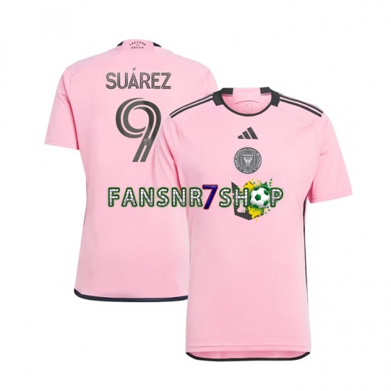 Inter Miami fußball trikot Luis Suarez 9 Herren Heim 2024 Kurzarm