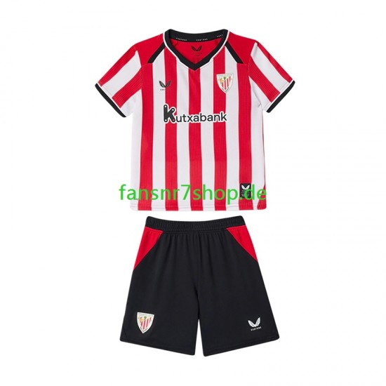 Athletic Bilbao fußball trikot Kinder Heim 2026-2027 Kurzarm