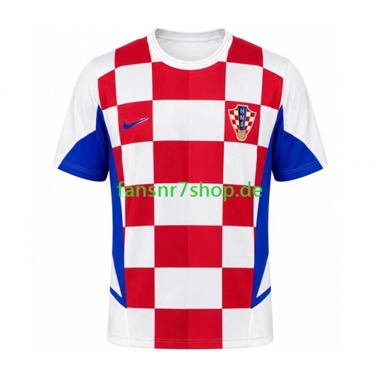 Kroatien fußball trikot 2002 Herren Heim Retro Kurzarm