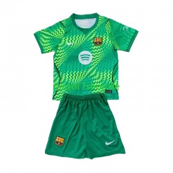 FC Barcelona fußball trikot Torhüter Kinder Heim 2026-2027 Kurzarm
