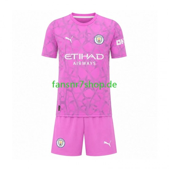 Manchester City fußball trikot Torhüter Kinder Auswärts 2026-2027 Kurzarm