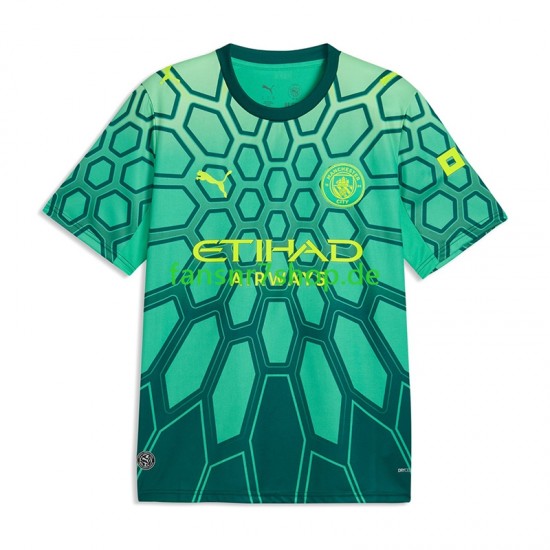 Manchester City fußball trikot Gianluigi Donnarumma Torhüter Kinder Heim 2026-2027 Kurzarm