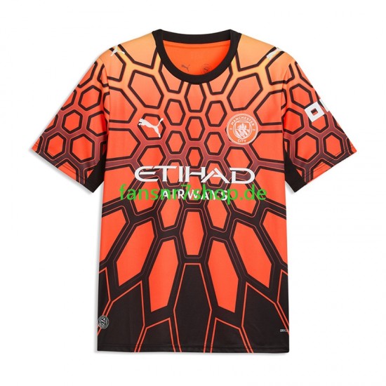 Manchester City fußball trikot Gianluigi Donnarumma Torhüter Kinder Ausweich 2026-2027 Kurzarm