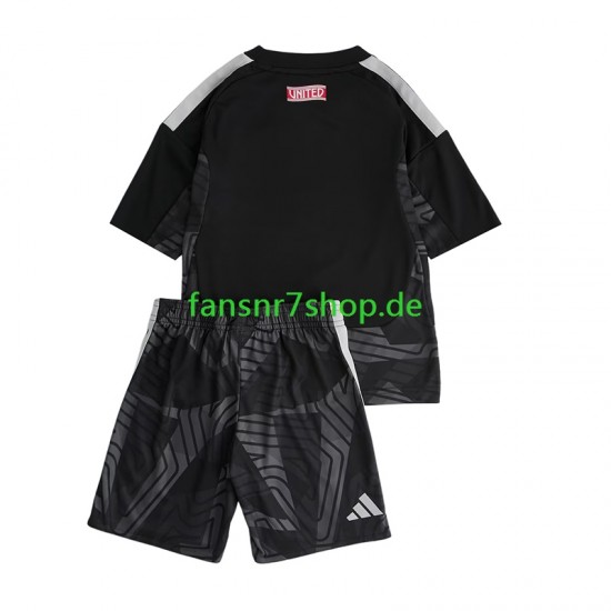 Manchester United fußball trikot Torhüter Kinder Heim 2026-2027 Kurzarm
